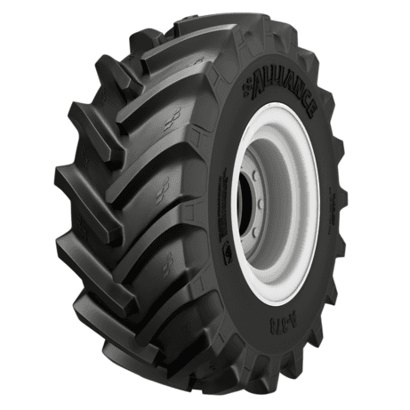 Alliance 378 AgriStar XL kraftfullt storbruks radial-traktordekk med massive, optimaliserte mønsterknaster.