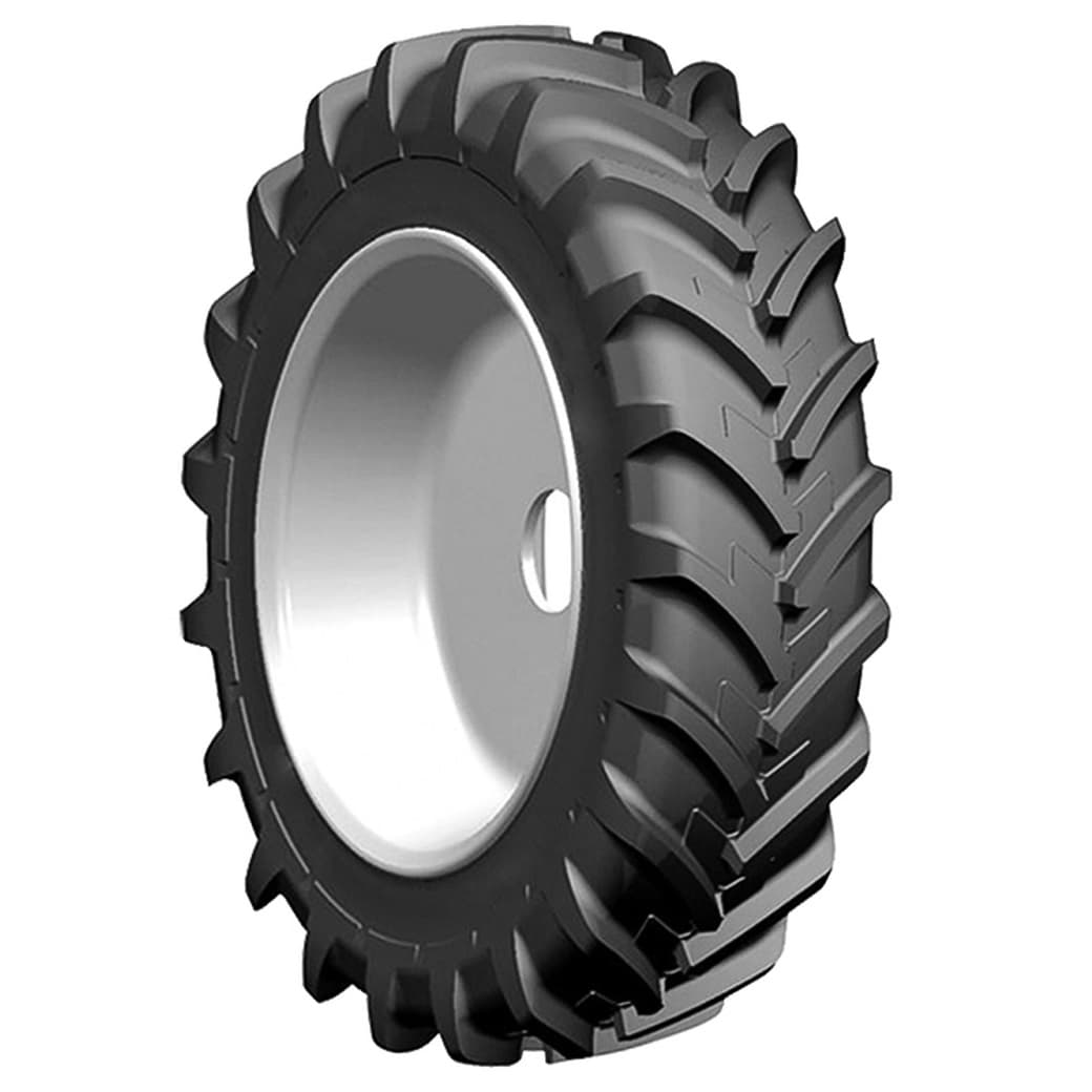 Michelin Agribib radial-traktordekk med klassiske, høye knaster for optimal drakraft og lang levetid.