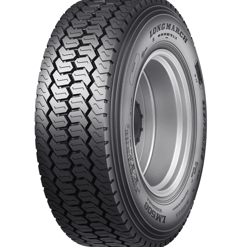 Longmarch LM508 tilhengerdekk for lastebil og maskintraller med 3PMSF-vintermerking.