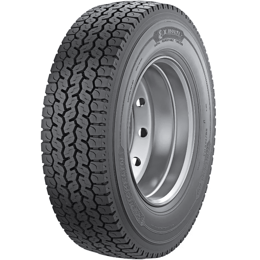 Michelin X MULTI D drivdekk for lastebil med 3PMSF-merking og fokus på lang levetid.