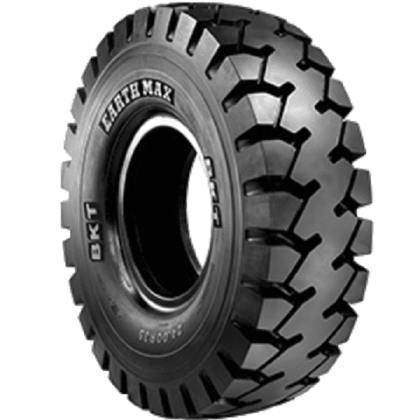 BKT Earthmax SR 47 18.00R33 radialdekk i helstål med dyp E4-profil for dumper i krevende terreng og steinbrudd.
