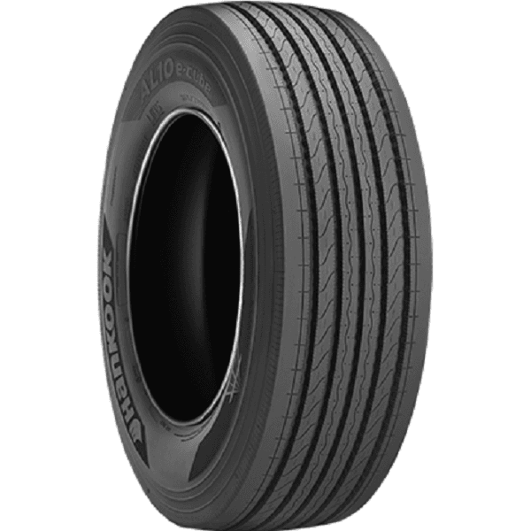 Hankook SmartFlex AL10+ premium lastebildekk for styreaksel med langsgående mønsterribber og slitesterkt e-cube MAX mønsterdesign.