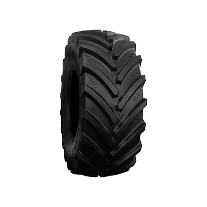 Alliance Agriflex+ 372 høyteknologisk ultrafleksibelt VF-radialdekk med dype R-1W mønsterknaster for tunge traktorer.