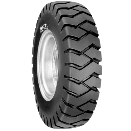 BKT PL 801 industridekk for gaffeltruck med dype mønsterblokker.