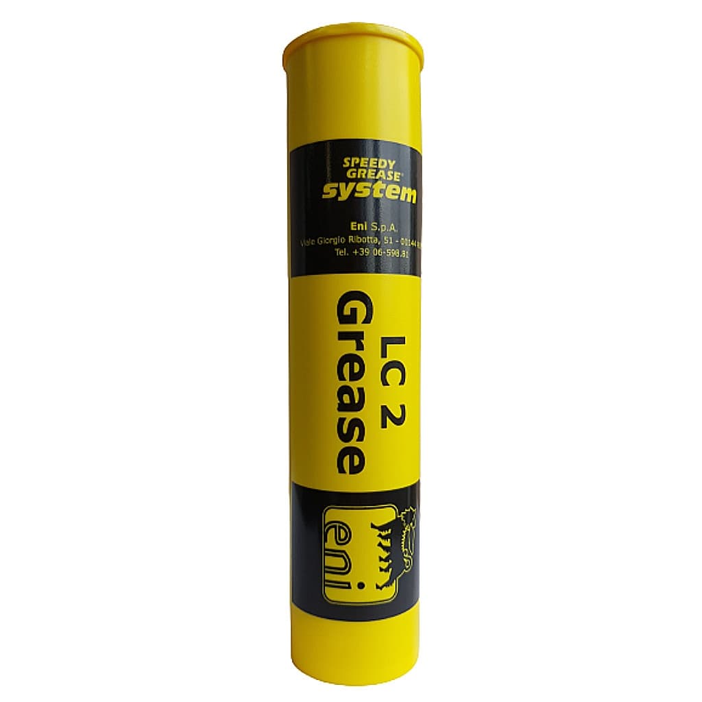 ENI Grease LC 2 universalfett 400g patron for smøring av lager og ledd på maskiner.