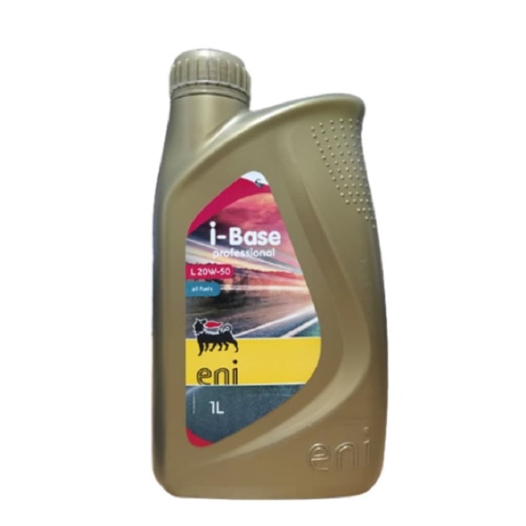 1-liters flaske med ENI I-Base Professional L motorolje.