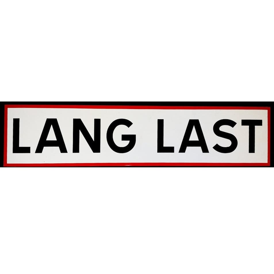 LANG LAST SKILT