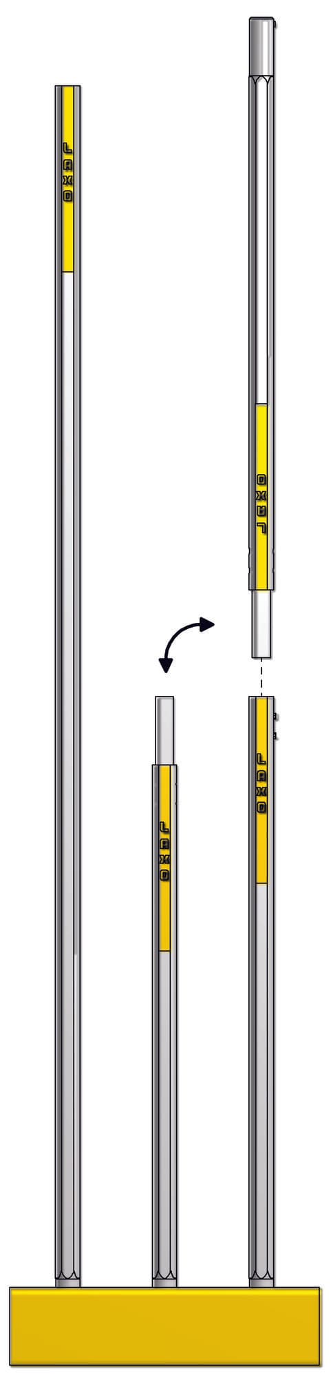 LAXO STØTTE 1,5 M
