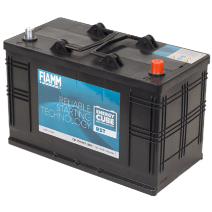 Fiamm CB-110 RST 12V 110Ah startbatteri, vedlikeholdsfritt (MF) med høy profil.