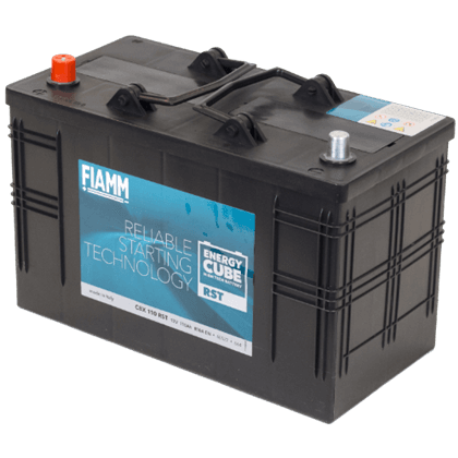 FIAMM CBX 110 RST 12V 110Ah startbatteri for tunge kjøretøy og landbruksmaskiner.