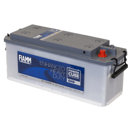 Fiamm D11 135 EHD 12V 135Ah startbatteri, vedlikeholdsfritt (MF) for lastebil og anlegg.