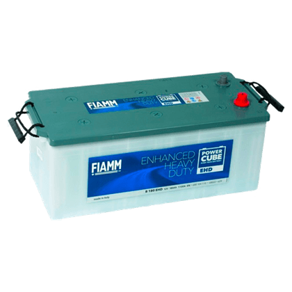 Fiamm B 180 EHD (B03) 12V 180Ah startbatteri, vedlikeholdsfritt (MF) for tung sektor.