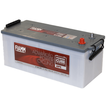 Fiamm B 180 APC 12V 180Ah startbatteri, vedlikeholdsfritt (MF) for lastebil og buss.