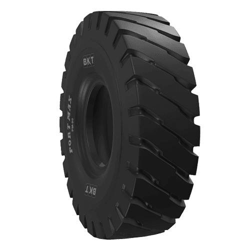 BKT Portmax PM 90 18.00R33 radialdekk for reachstacker og havnekraner, IND4 mønster med 67 mm dybde.