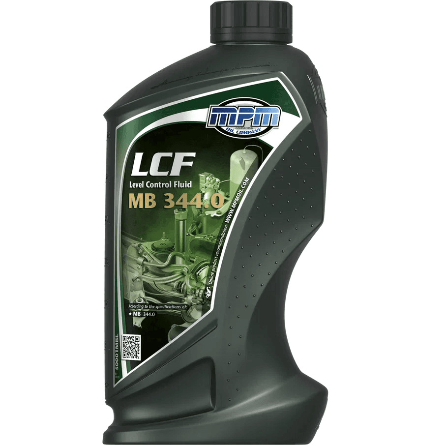 1 liters flaske MPM Level Control Fluid for Mercedes-Benz nivåreguleringssystemer (MB 344.00).