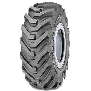 Michelin Power CL ultra-forsterket diagonal-industridekk med massive, retningsbestemte gummiknaster for teleskoplastere.