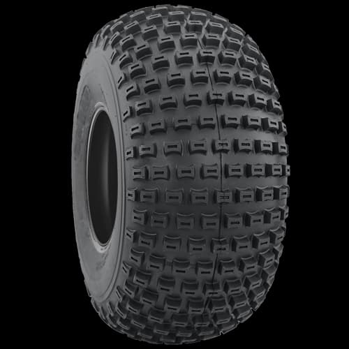 Wanda P322 all-terrain ATV-dekk med klassisk knastemønster for variert terrengkjøring.