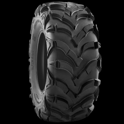 Wanda P341 all-terrain ATV-dekk med aggressivt, retningsbestemt gjørmemønster og sideklør.