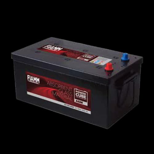 Fiamm CX 230 12V 230Ah 1200A kraftig og lekkesikkert AGM heavy-duty batteri for lastebil, bobil, marine og hytteanlegg.