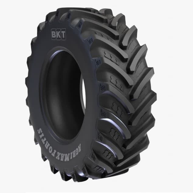 BKT Agrimax Factor traktordekk med E-READY logo for elektriske kjøretøy og forbedret mønsterdesign.