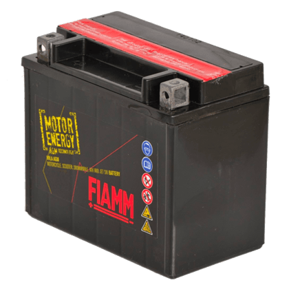 Fiamm FTX20CH-BS 12V 18Ah motorsykkelbatteri for optimal strømforsyning til MC.