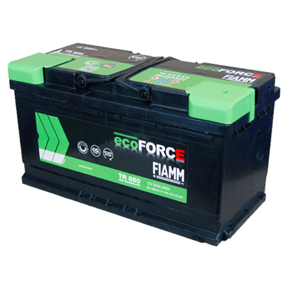 Fiamm TR850 12V 95Ah AFB/EFB startbatteri for biler med Start-Stop-teknologi.