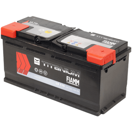 Fiamm L6 110 12V 110Ah startbatteri, vedlikeholdsfritt (MF) for personbil og maskiner.