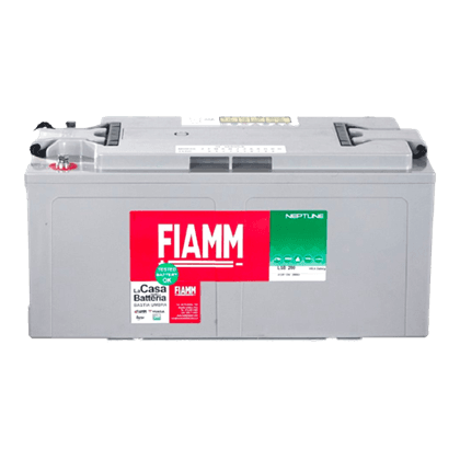 Fiamm LSB 200 AGM 12V 200Ah batteri for forbruk, bobil, båt og energilagring.