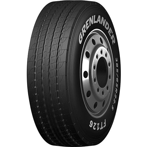 Grenlander FT126 lastebildekk for tilhengeraksel og alle posisjoner med langsgående spor.