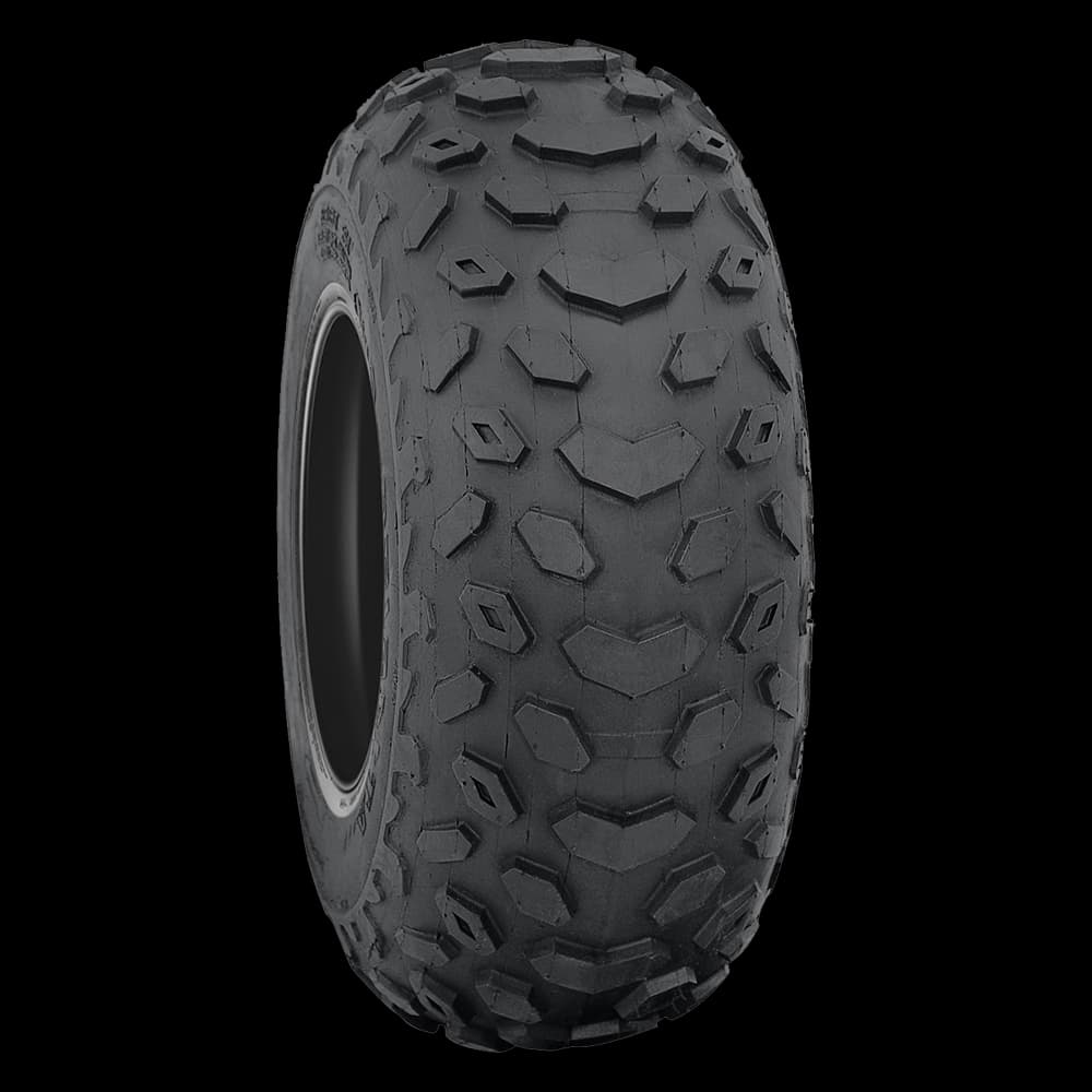 Wanda P330 all-terrain ATV-dekk med dypt, retningsbestemt gjørme- og skogsmønster.
