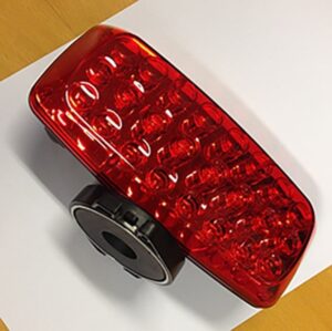 FLASHER LYS MED MAGNET RØD (LED 24)