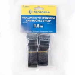 HURTIGSURR. M/KAMLÅS 1.5 M ( 2 PK) SORT