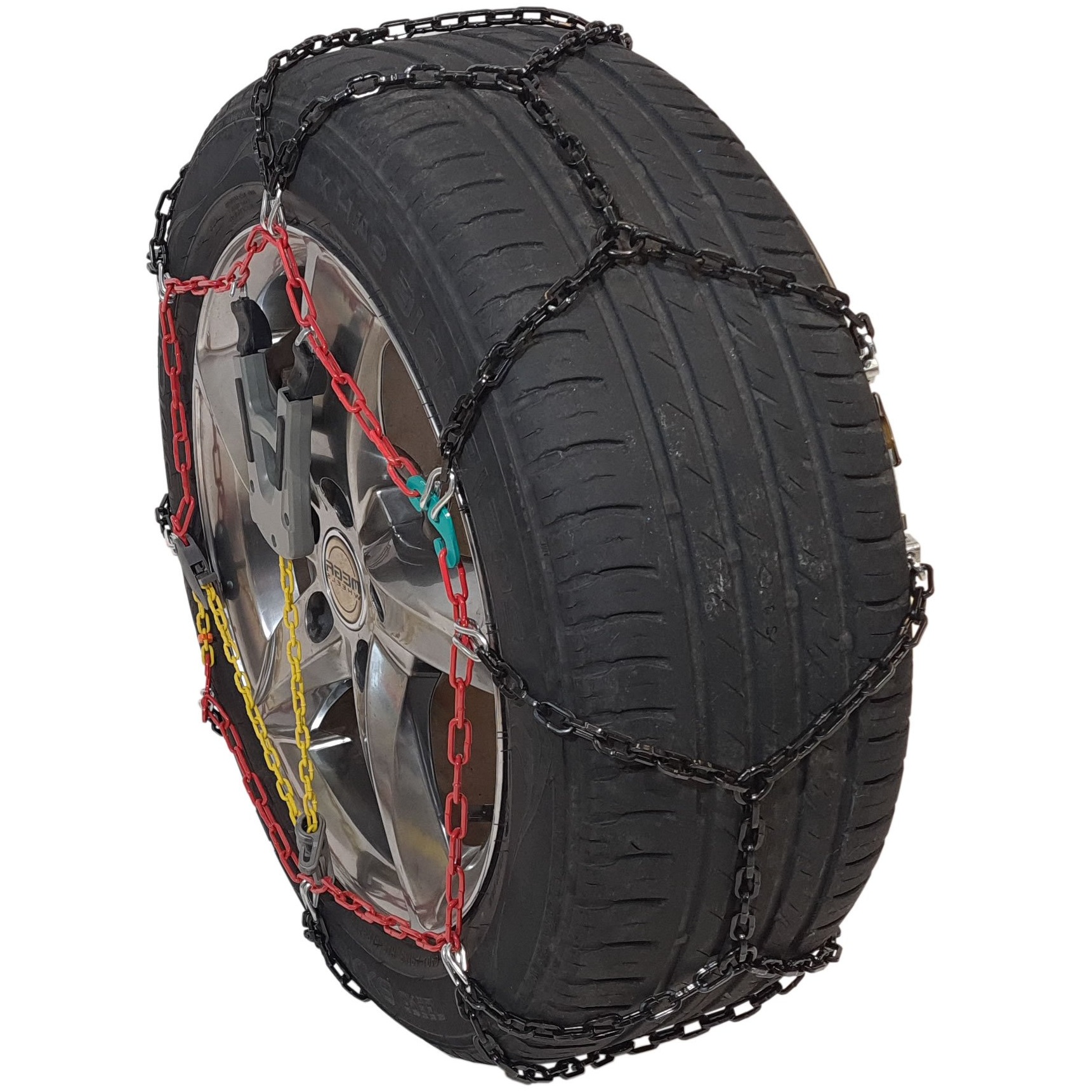 Magi hurtigkjetting i praktisk koffert, enkel snøkjetting for personbil og varebil uten behov for verktøy.