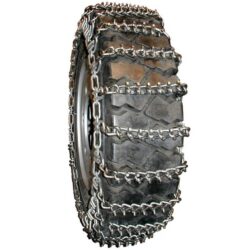 Snøfres kjetting 5mm med rundpigg og tverrlenket mønster for optimalt grep på vinterføre.