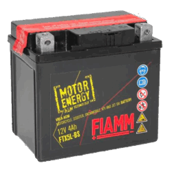 Fiamm FTX5L-BS MC batteri 12V 4Ah