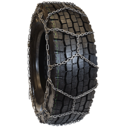 Tundra Easygrip 5mm lettkjetting montert på lastebil, en prisgunstig universalkjetting uten sliteknaster for komfortabel kjøring.