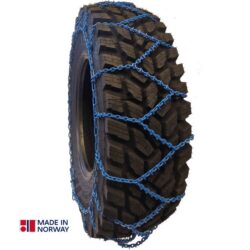 Blåmann TRI spesialkjetting for industridekk, en lett og kompakt kjetting med flatbrodd for profesjonell bruk.