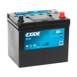 Exide EL604 batteri 12V 60Ah